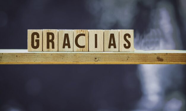 Decir gracias